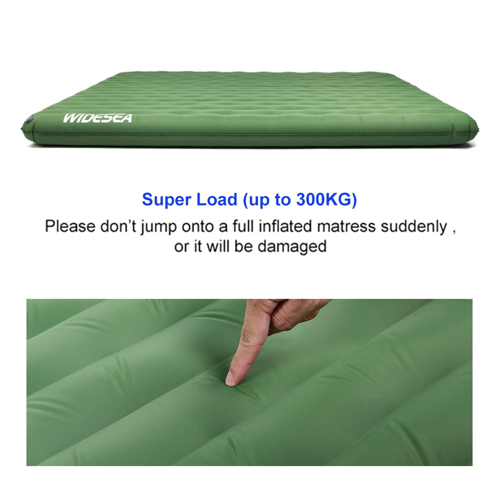 Camping Double Inflatable Mattress Outdoor Sleeping Pad Bed Ultralight - Terrasland