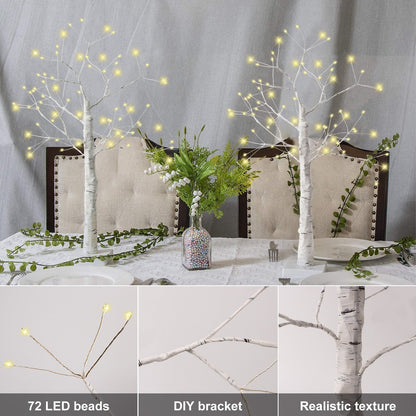 144/108 LED Night Lamp Christmas Tree led lights for bedroom 3D Desk