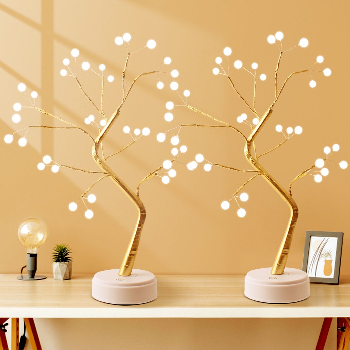 144/108 LED Night Lamp Christmas Tree led lights for bedroom 3D Desk