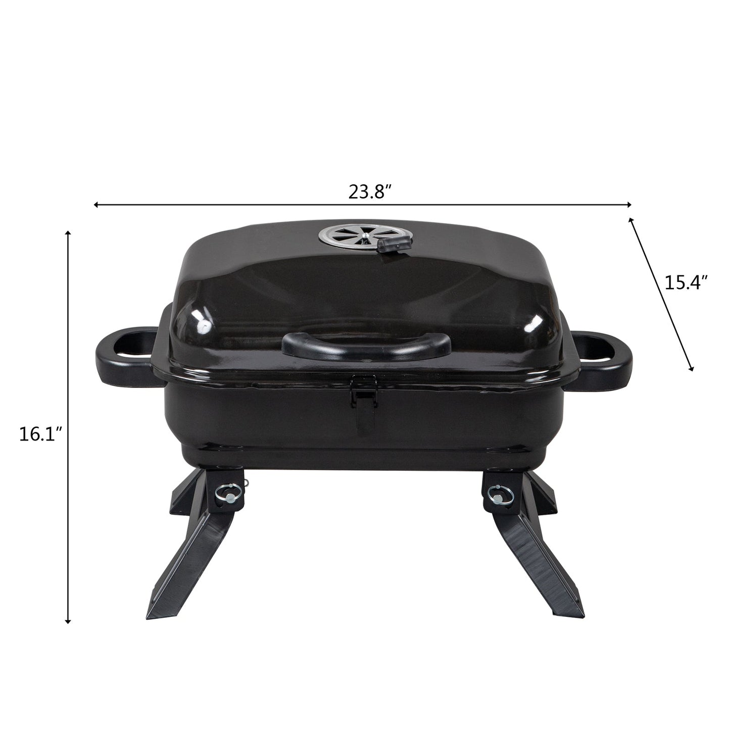 Portable Tabletop BBQ Charcoal Grill - Terrasland