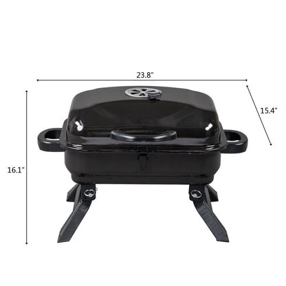 Portable Tabletop BBQ Charcoal Grill - Terrasland