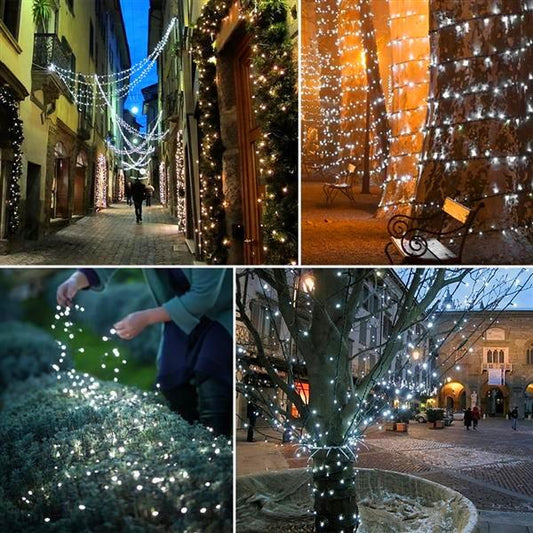 Best Brand new White 100 LED Solar String Fairy Light Christmas Party