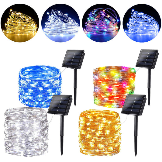 Outdoor Solar Copper Wire Light String Lights Festival Decorations